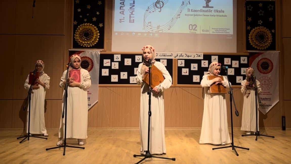 11. Arapça Bilgi ve Etkinlik Yarışması Ortaokul Arapça Çocuk Şarkıları Kategorisi Ankara 1.liği